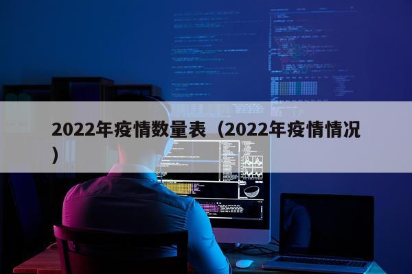 2022年疫情数量表（2022年疫情情况）
