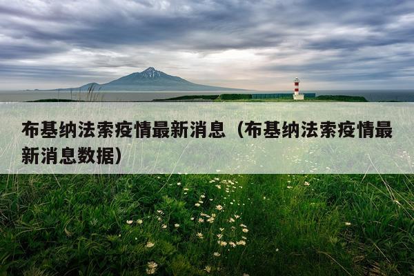 布基纳法索疫情最新消息（布基纳法索疫情最新消息数据）