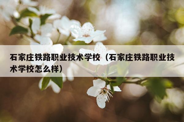 石家庄铁路职业技术学校（石家庄铁路职业技术学校怎么样）